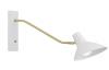 FARBON LONG READING WALL LIGHT. BLACK OR WHITE FINISH